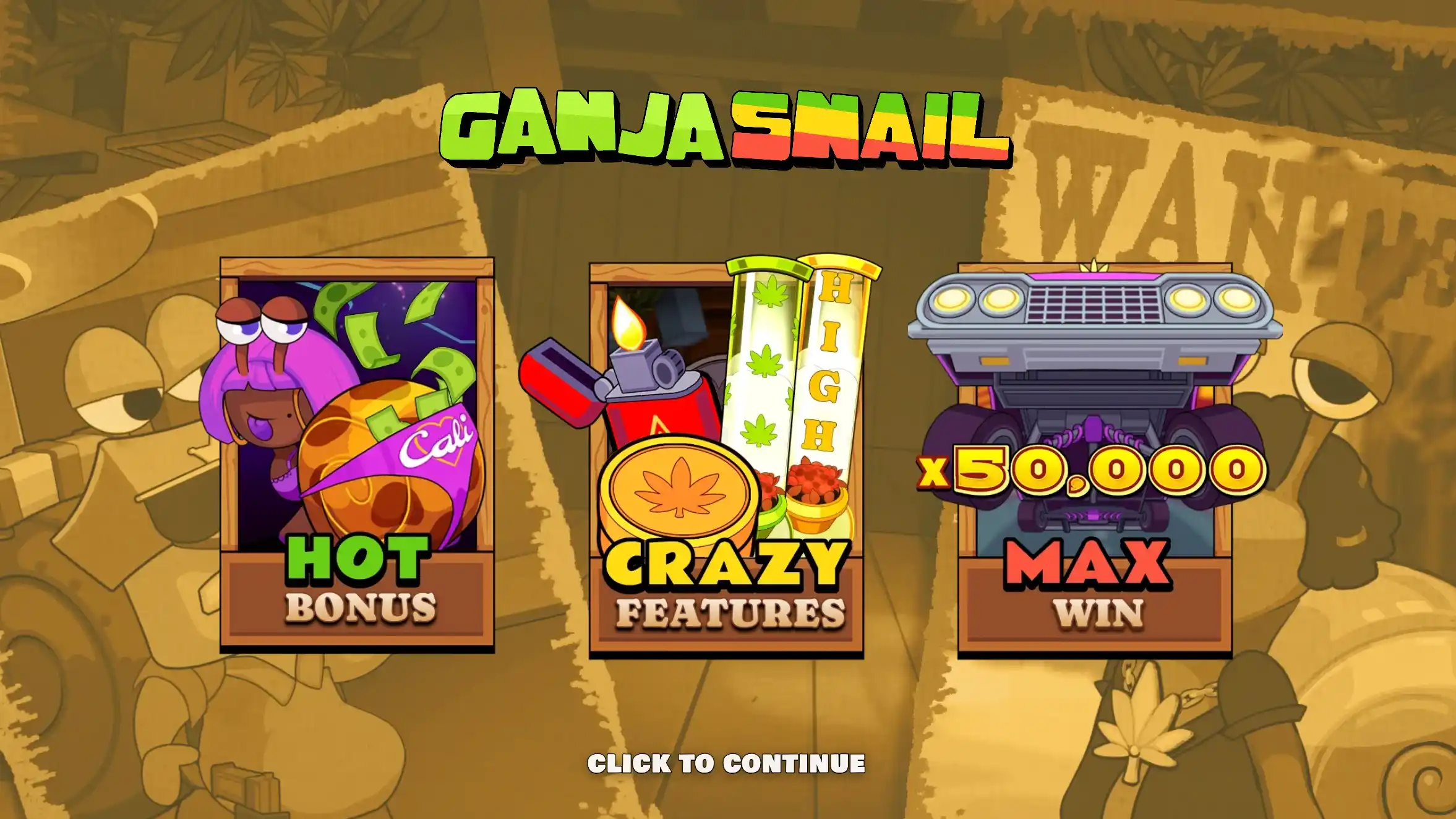 Ganja Snail Slot Overview