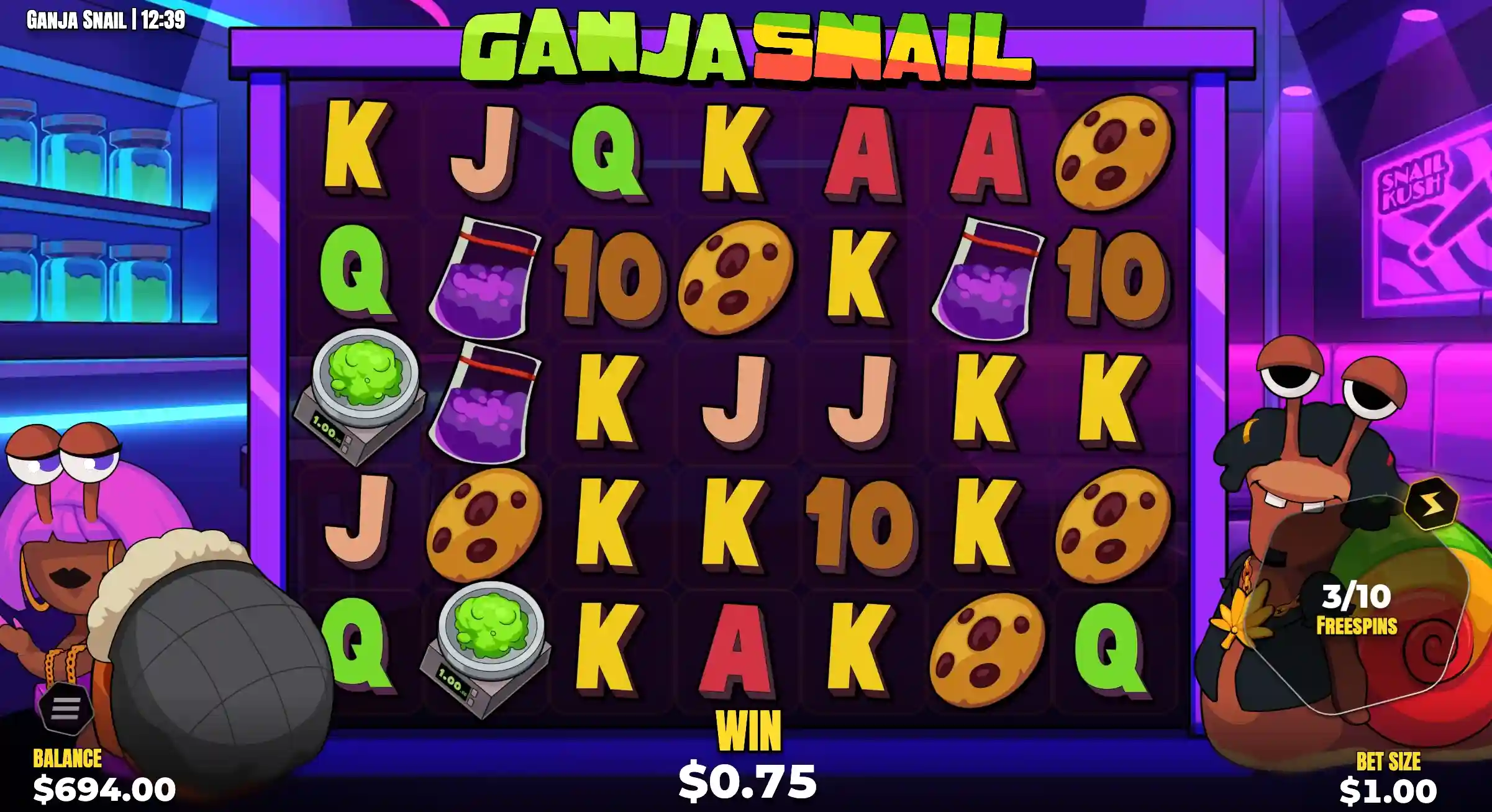 Ganja Snail Bonus Features
